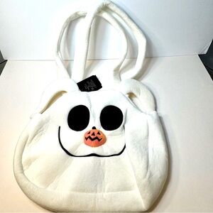 NWT. Disney The Nightmare Before Christmas Zero Face Plush Tote Bag.